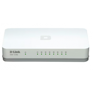 D-Link DGS-1008A 8 Port 10/100/1000 Mbps Gigabit Switch